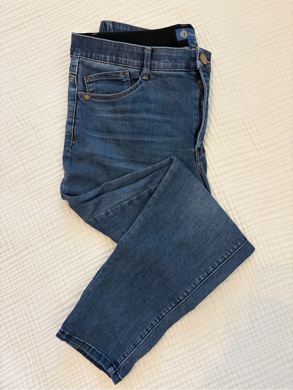 Democracy "Ab"solution® booty lift tummy control medium wash jeans Sz 16